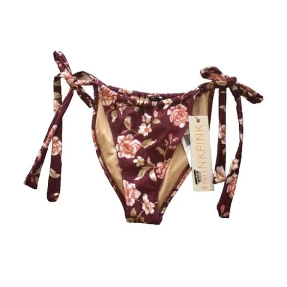 MinkPink Rhapsody Layered Bandeau Bikini Top & Bottom Set XS NWT - Picture 6 of 6